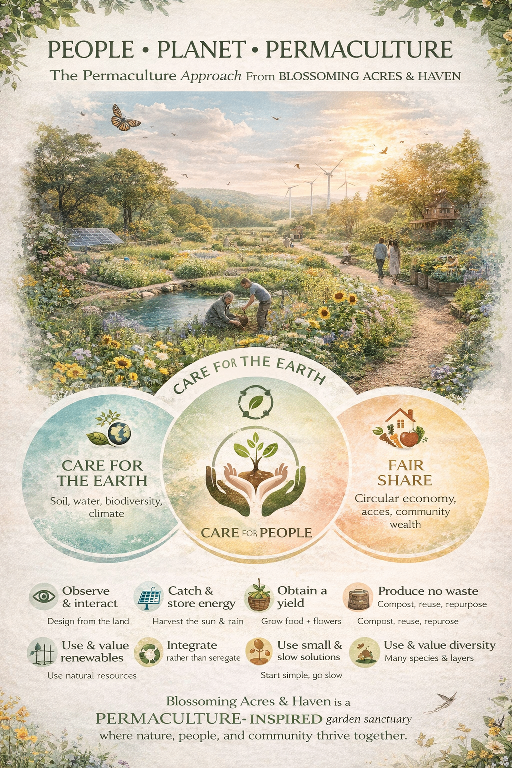 People · Planet · Permaculture — the permaculture approach guiding Burke Lake